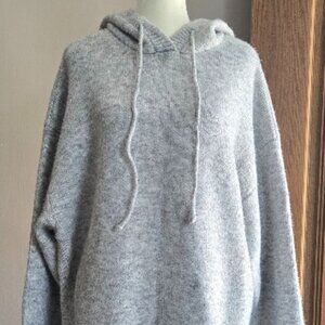 Vici/Grey Lab Gray Hooded Sweater/Sweater Dress
